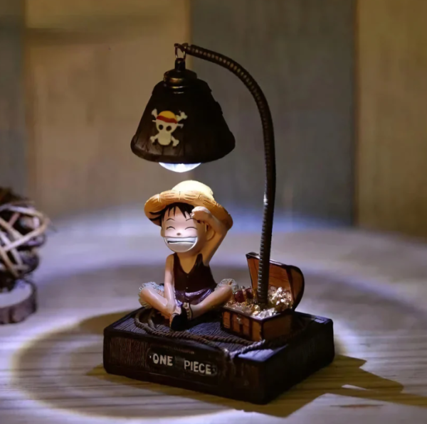 Lámpara de Luffy Sentado con Cofre del Tesoro – One Piece - Imagen 5
