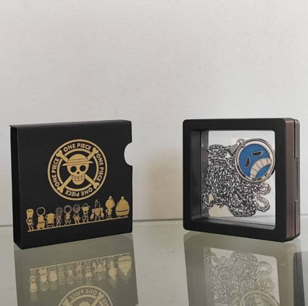 Collares Inoxidables de One Piece (Símbolo de Ace, Sombrero de Luffy y Símbolo de Law ) - Imagen 3