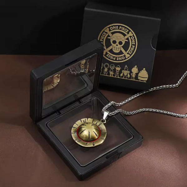 Collares Inoxidables de One Piece (Símbolo de Ace, Sombrero de Luffy y Símbolo de Law ) - Imagen 7