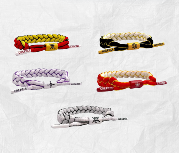 Pulseras de Tela (Luffy, Law, Shanks, Barba Blanca y Boa Hancock)